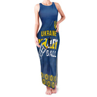 Custom Ukraine Volleyball Family Matching Tank Maxi Dress and Hawaiian Shirt Cholovicha Zbirna Ukrainy z Volejbolu