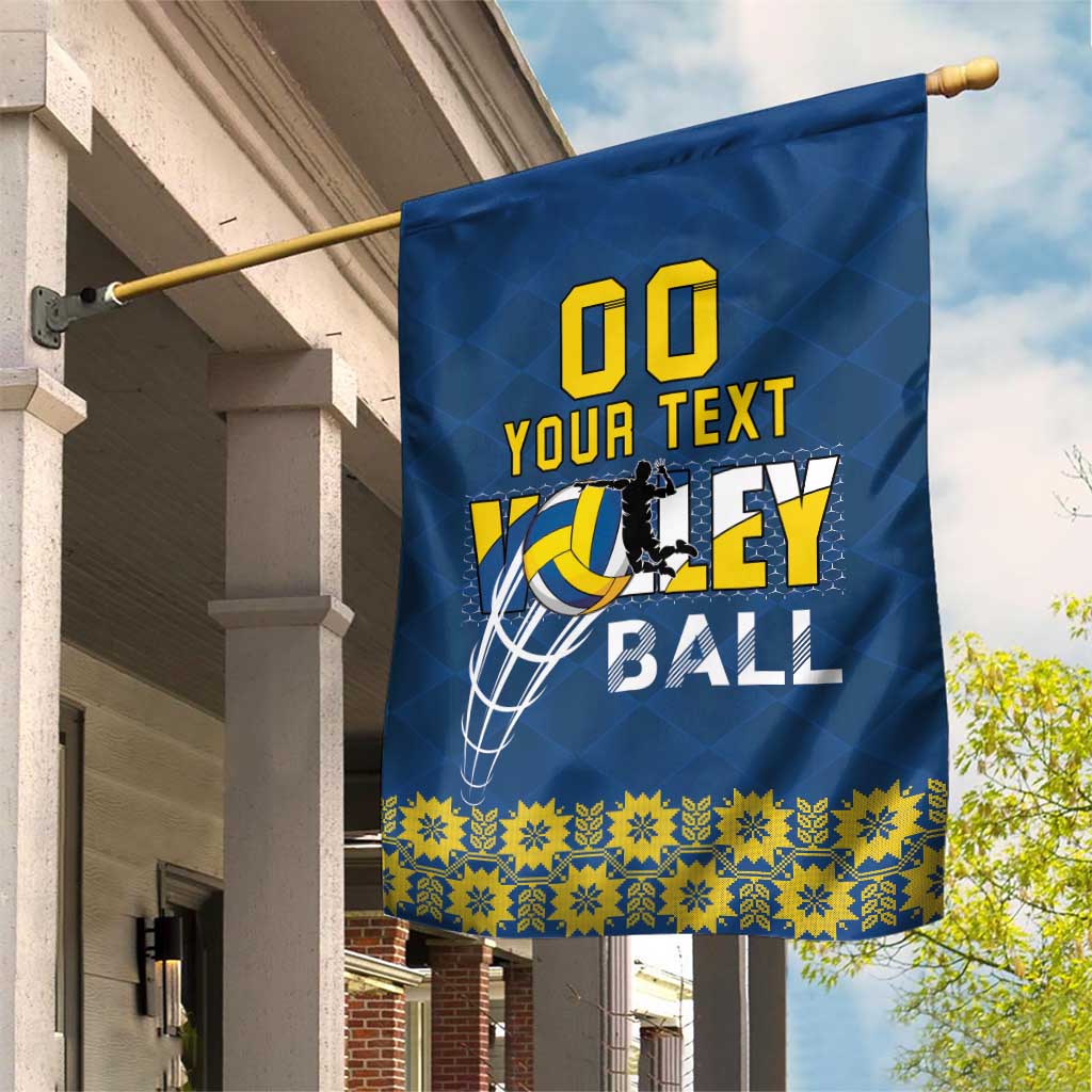 Custom Ukraine Volleyball Garden Flag Cholovicha Zbirna Ukrainy z Volejbolu