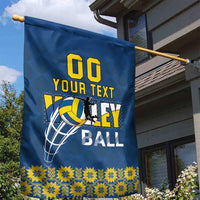 Custom Ukraine Volleyball Garden Flag Cholovicha Zbirna Ukrainy z Volejbolu