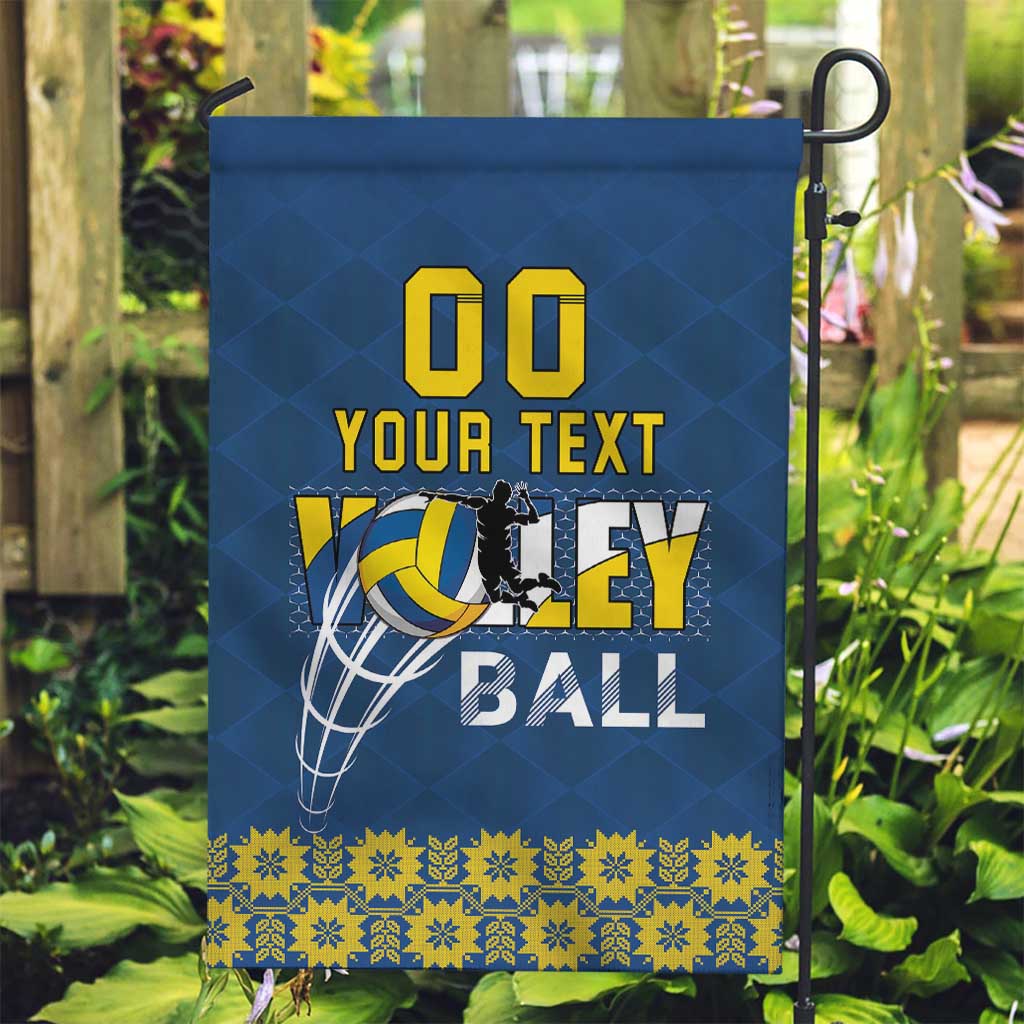 Custom Ukraine Volleyball Garden Flag Cholovicha Zbirna Ukrainy z Volejbolu