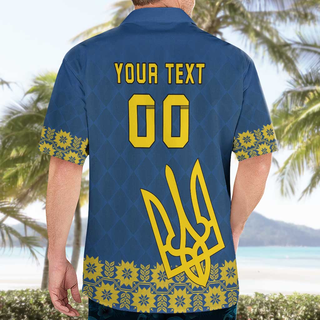 Custom Ukraine Volleyball Hawaiian Shirt Cholovicha Zbirna Ukrainy z Volejbolu
