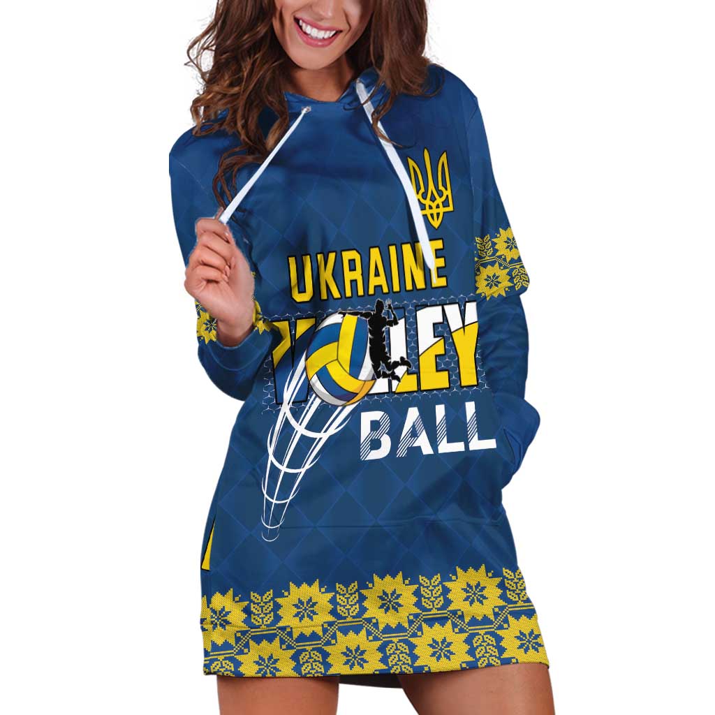 Custom Ukraine Volleyball Hoodie Dress Cholovicha Zbirna Ukrainy z Volejbolu