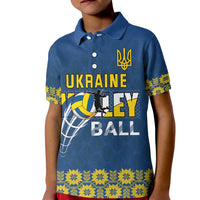 Custom Ukraine Volleyball Kid Polo Shirt Cholovicha Zbirna Ukrainy z Volejbolu