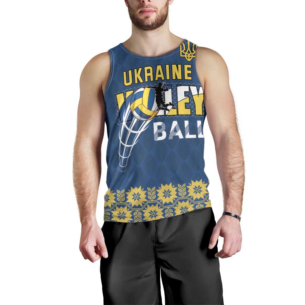 Custom Ukraine Volleyball Men Tank Top Cholovicha Zbirna Ukrainy z Volejbolu