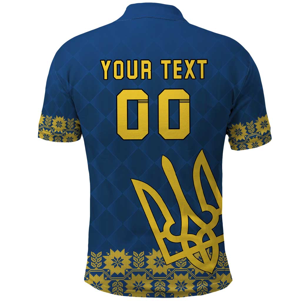 Custom Ukraine Volleyball Polo Shirt Cholovicha Zbirna Ukrainy z Volejbolu