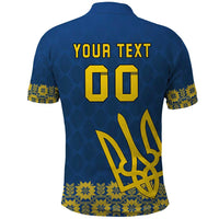 Custom Ukraine Volleyball Polo Shirt Cholovicha Zbirna Ukrainy z Volejbolu