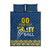 Custom Ukraine Volleyball Quilt Bed Set Cholovicha Zbirna Ukrainy z Volejbolu