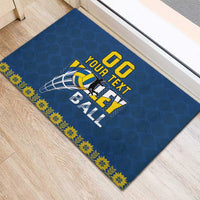 Custom Ukraine Volleyball Rubber Doormat Cholovicha Zbirna Ukrainy z Volejbolu