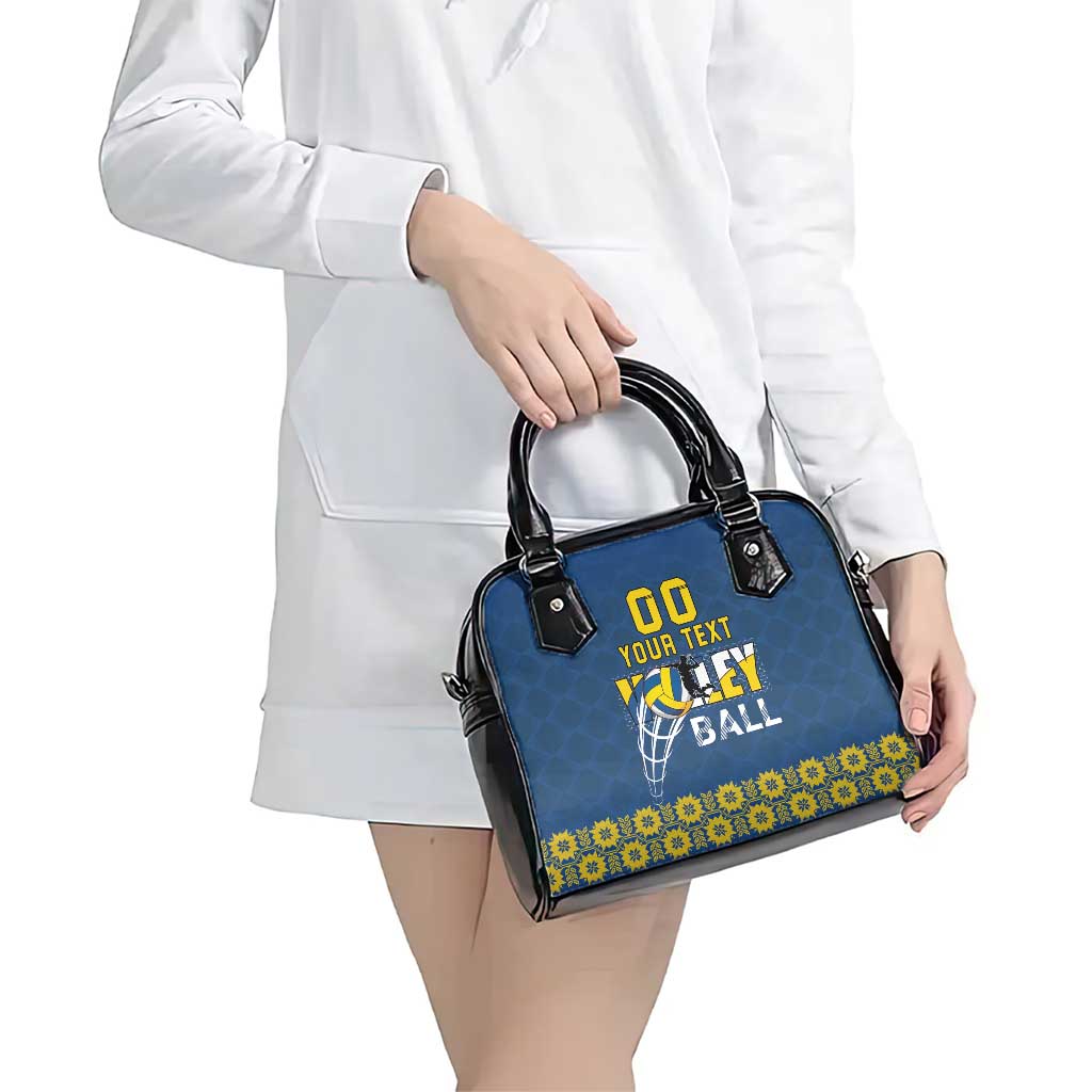 Custom Ukraine Volleyball Shoulder Handbag Cholovicha Zbirna Ukrainy z Volejbolu