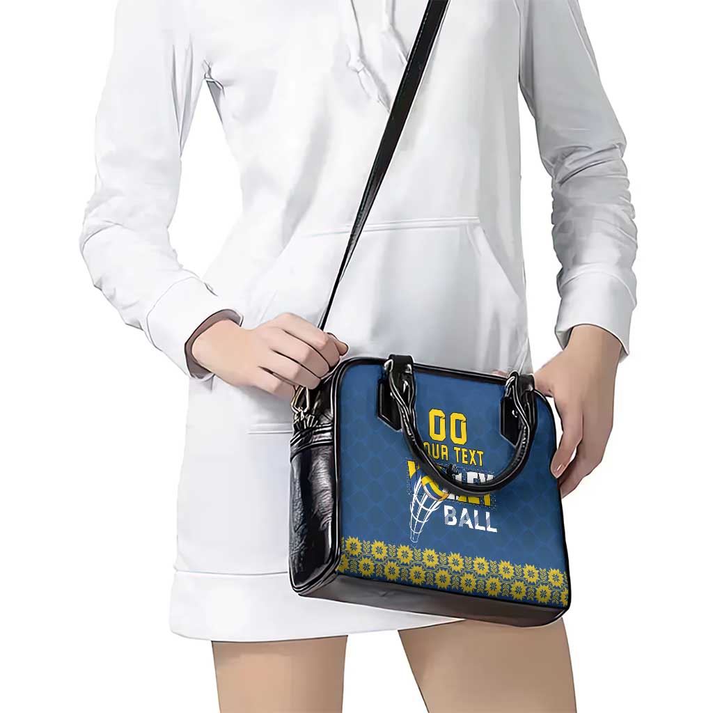 Custom Ukraine Volleyball Shoulder Handbag Cholovicha Zbirna Ukrainy z Volejbolu