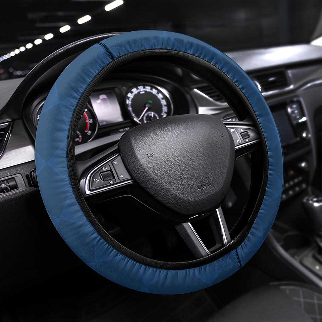 Ukraine Volleyball Steering Wheel Cover Cholovicha Zbirna Ukrainy z Volejbolu
