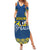 Custom Ukraine Volleyball Summer Maxi Dress Cholovicha Zbirna Ukrainy z Volejbolu