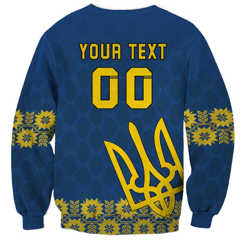Custom Ukraine Volleyball Sweatshirt Cholovicha Zbirna Ukrainy z Volejbolu