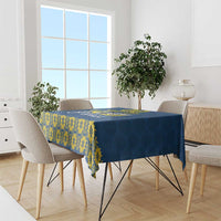 Custom Ukraine Volleyball Tablecloth Cholovicha Zbirna Ukrainy z Volejbolu