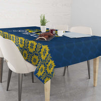 Custom Ukraine Volleyball Tablecloth Cholovicha Zbirna Ukrainy z Volejbolu
