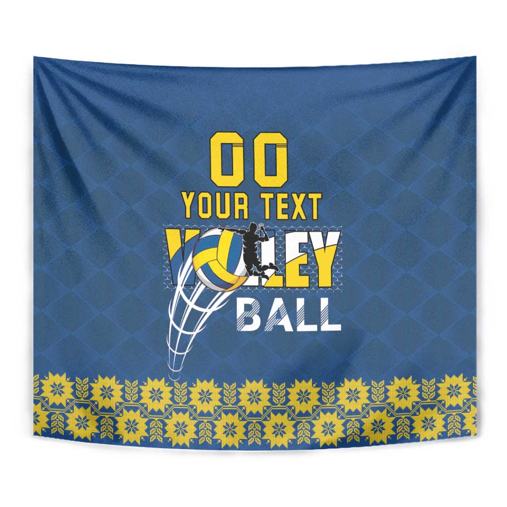 Custom Ukraine Volleyball Tapestry Cholovicha Zbirna Ukrainy z Volejbolu