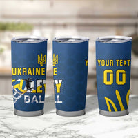 Custom Ukraine Volleyball Tumbler Cup Cholovicha Zbirna Ukrainy z Volejbolu