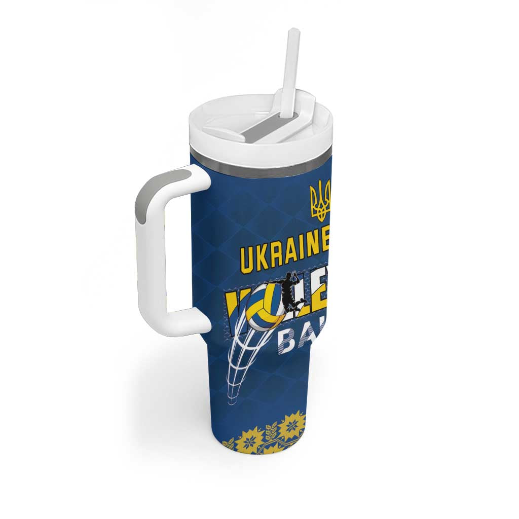 Custom Ukraine Volleyball Tumbler With Handle Cholovicha Zbirna Ukrainy z Volejbolu