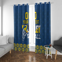 Custom Ukraine Volleyball Window Curtain Cholovicha Zbirna Ukrainy z Volejbolu