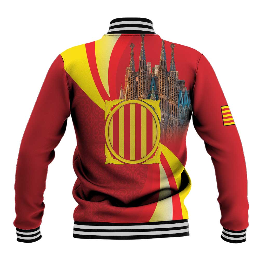 Catalonia Spain Baseball Jacket Basilica de la Sagrada Familia