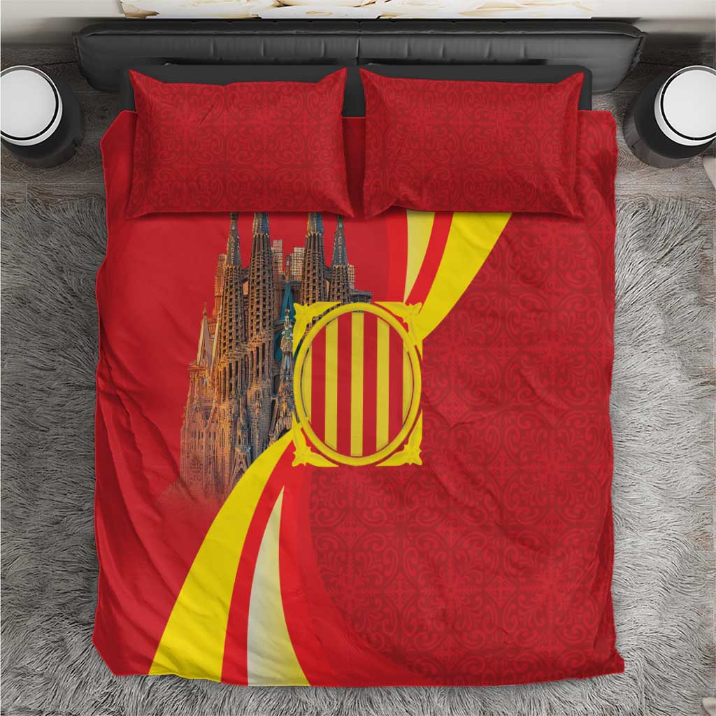 Catalonia Spain Bedding Set Basilica de la Sagrada Familia