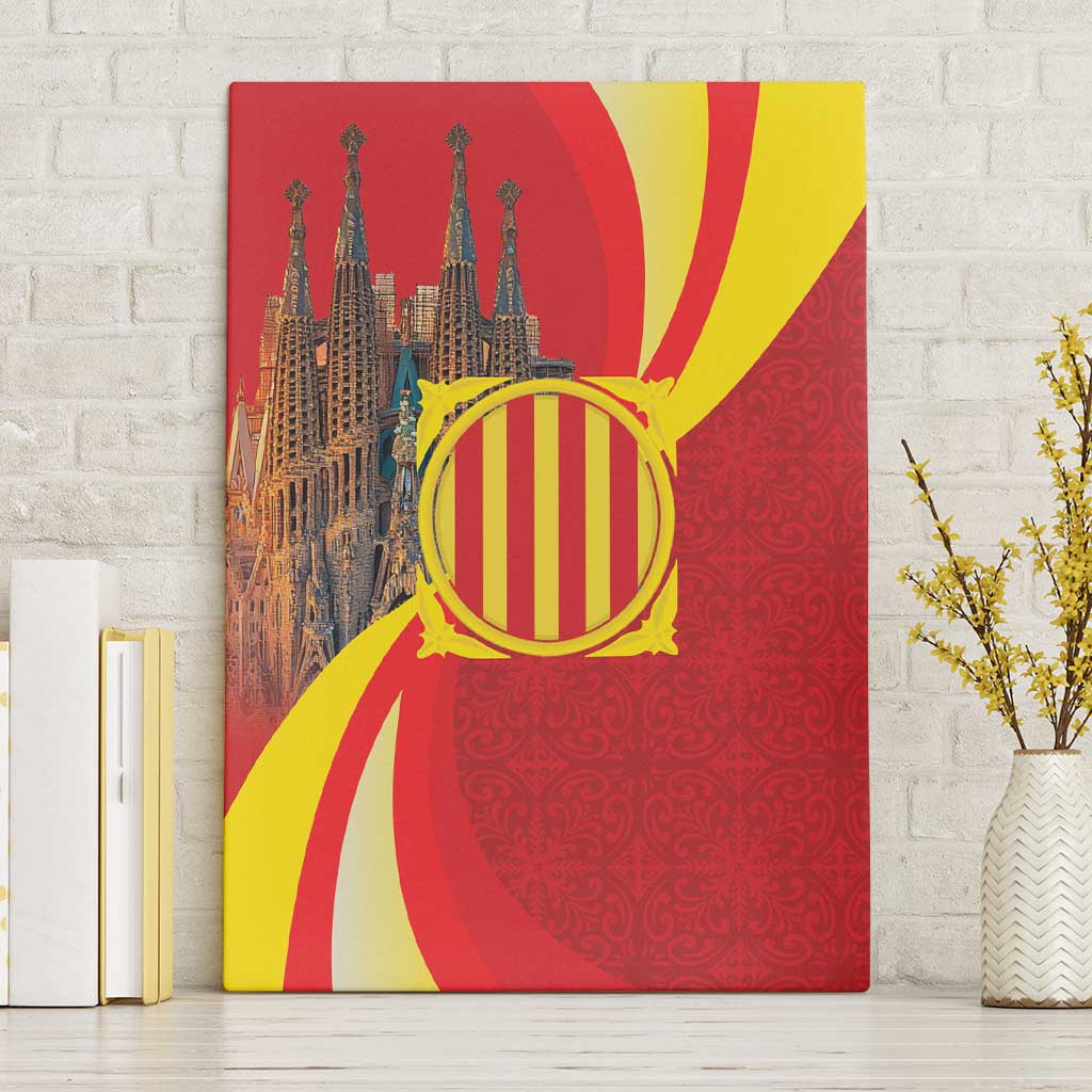 Catalonia Spain Canvas Wall Art Basilica de la Sagrada Familia