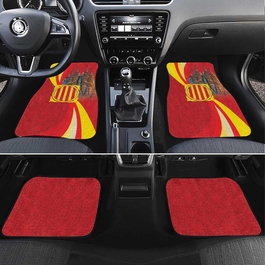 Catalonia Spain Car Mats Basilica de la Sagrada Familia