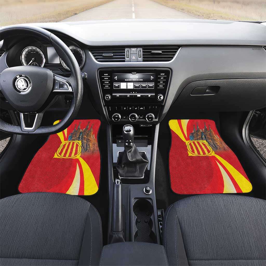 Catalonia Spain Car Mats Basilica de la Sagrada Familia