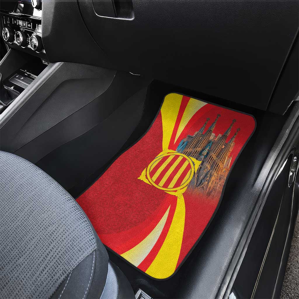 Catalonia Spain Car Mats Basilica de la Sagrada Familia