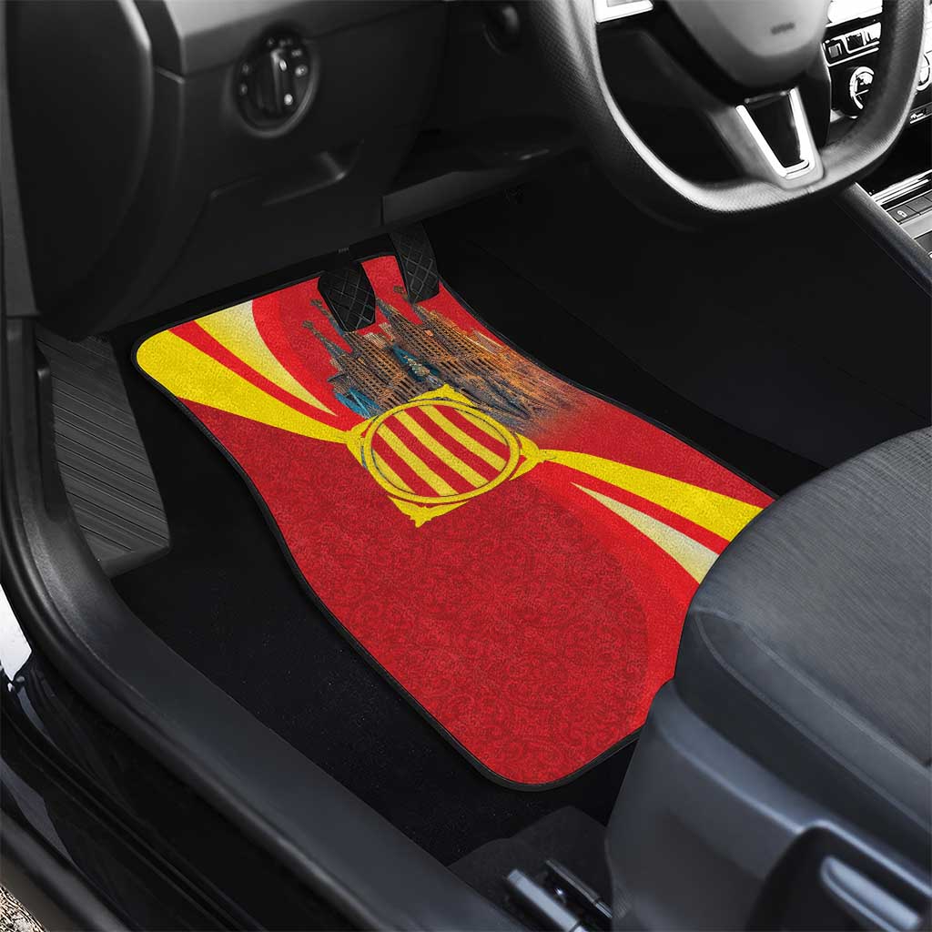 Catalonia Spain Car Mats Basilica de la Sagrada Familia