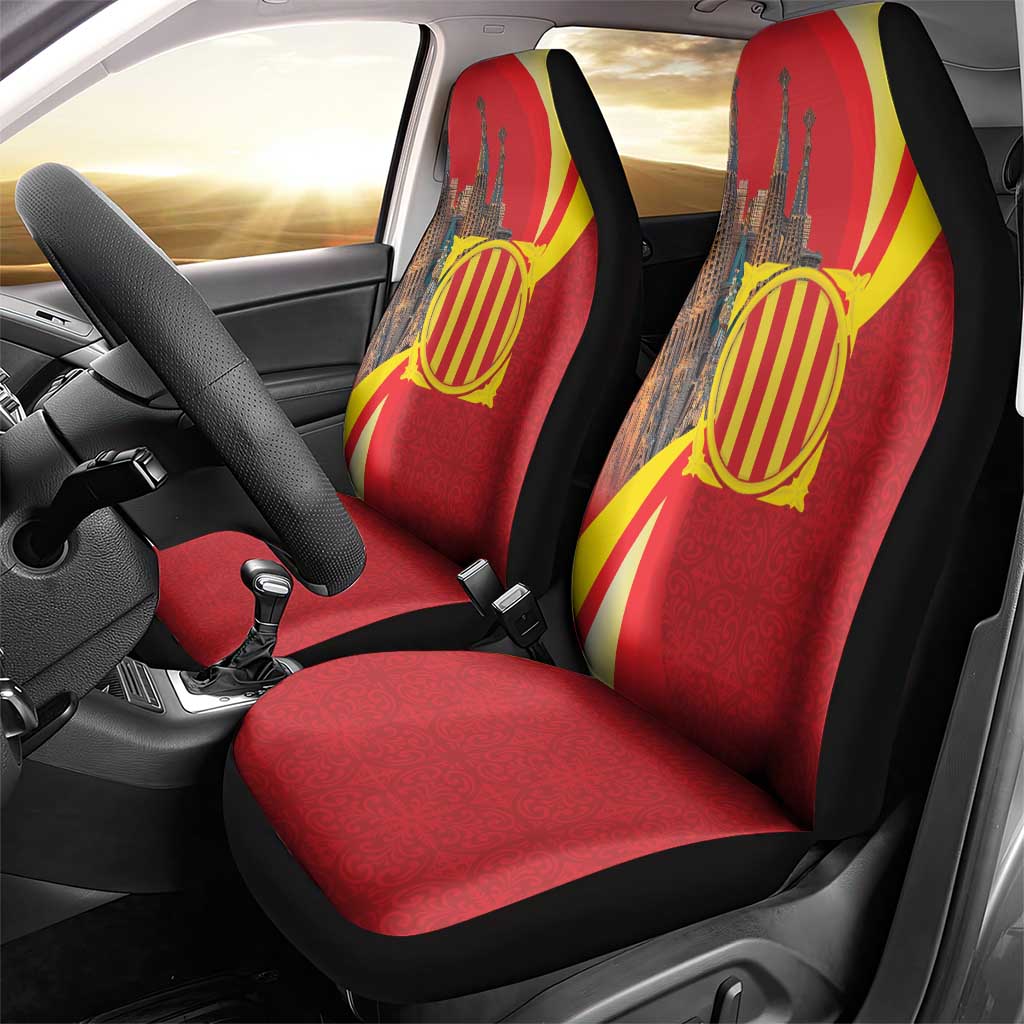 Catalonia Spain Car Seat Cover Basilica de la Sagrada Familia