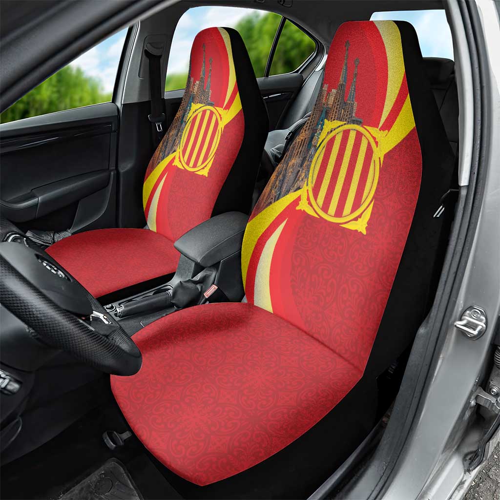 Catalonia Spain Car Seat Cover Basilica de la Sagrada Familia