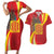 Catalonia Spain Couples Matching Short Sleeve Bodycon Dress and Hawaiian Shirt Basilica de la Sagrada Familia