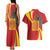Catalonia Spain Couples Matching Tank Maxi Dress and Hawaiian Shirt Basilica de la Sagrada Familia