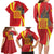 Catalonia Spain Family Matching Long Sleeve Bodycon Dress and Hawaiian Shirt Basilica de la Sagrada Familia