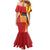 Catalonia Spain Family Matching Mermaid Dress and Hawaiian Shirt Basilica de la Sagrada Familia