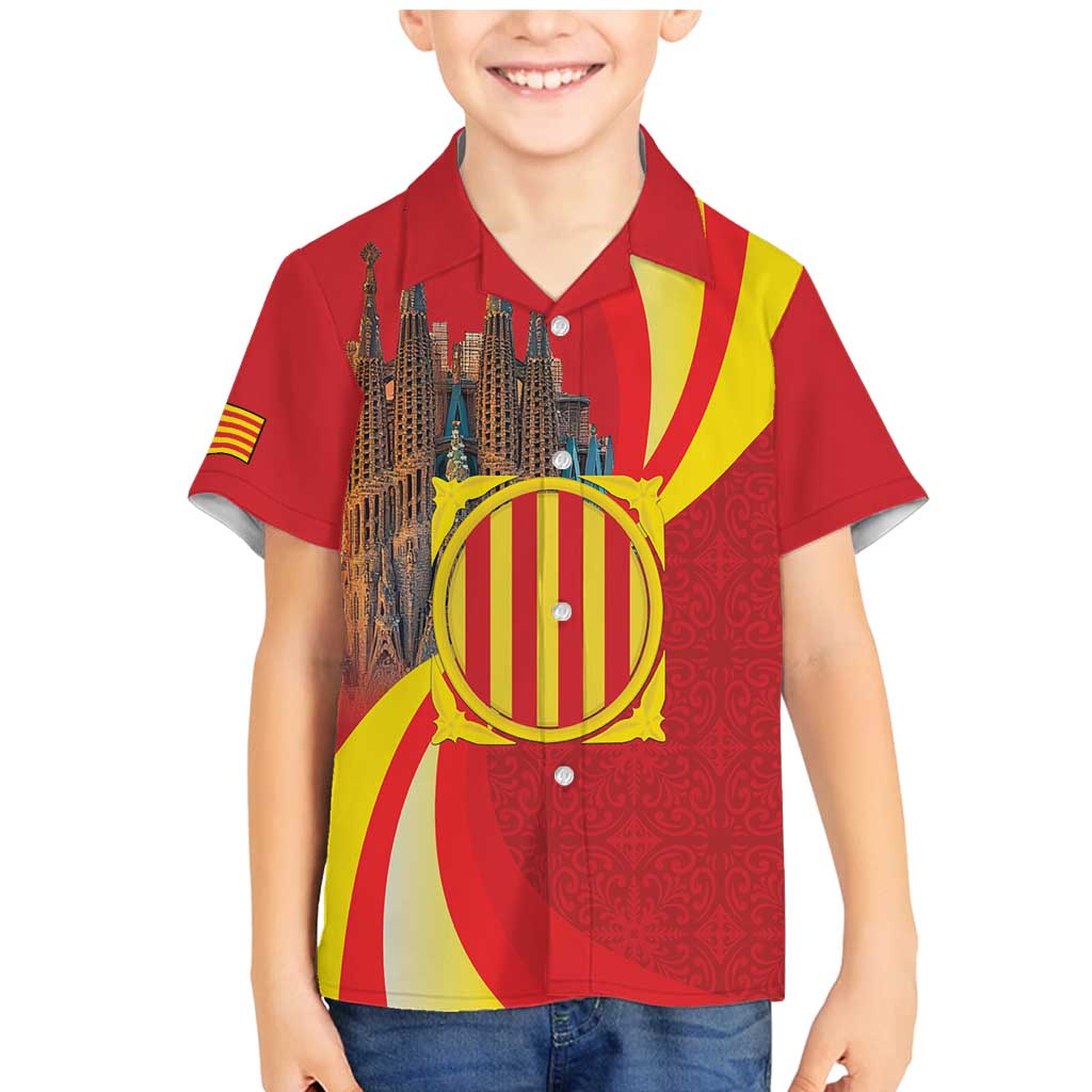 Catalonia Spain Family Matching Mermaid Dress and Hawaiian Shirt Basilica de la Sagrada Familia