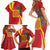 Catalonia Spain Family Matching Short Sleeve Bodycon Dress and Hawaiian Shirt Basilica de la Sagrada Familia