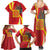 Catalonia Spain Family Matching Summer Maxi Dress and Hawaiian Shirt Basilica de la Sagrada Familia