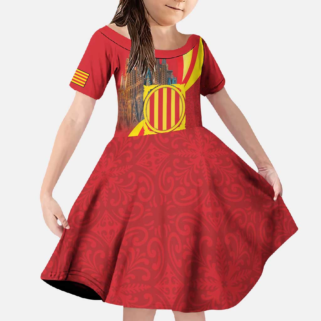 Catalonia Spain Family Matching Tank Maxi Dress and Hawaiian Shirt Basilica de la Sagrada Familia