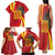 Catalonia Spain Family Matching Tank Maxi Dress and Hawaiian Shirt Basilica de la Sagrada Familia