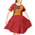 Catalonia Spain Kid Short Sleeve Dress Basilica de la Sagrada Familia