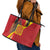 Catalonia Spain Leather Tote Bag Basilica de la Sagrada Familia