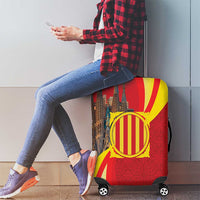 Catalonia Spain Luggage Cover Basilica de la Sagrada Familia