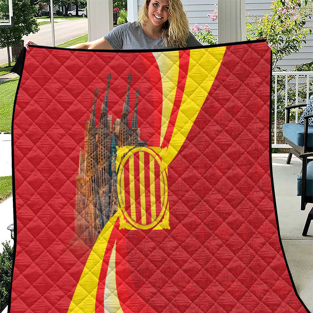 Catalonia Spain Quilt Basilica de la Sagrada Familia