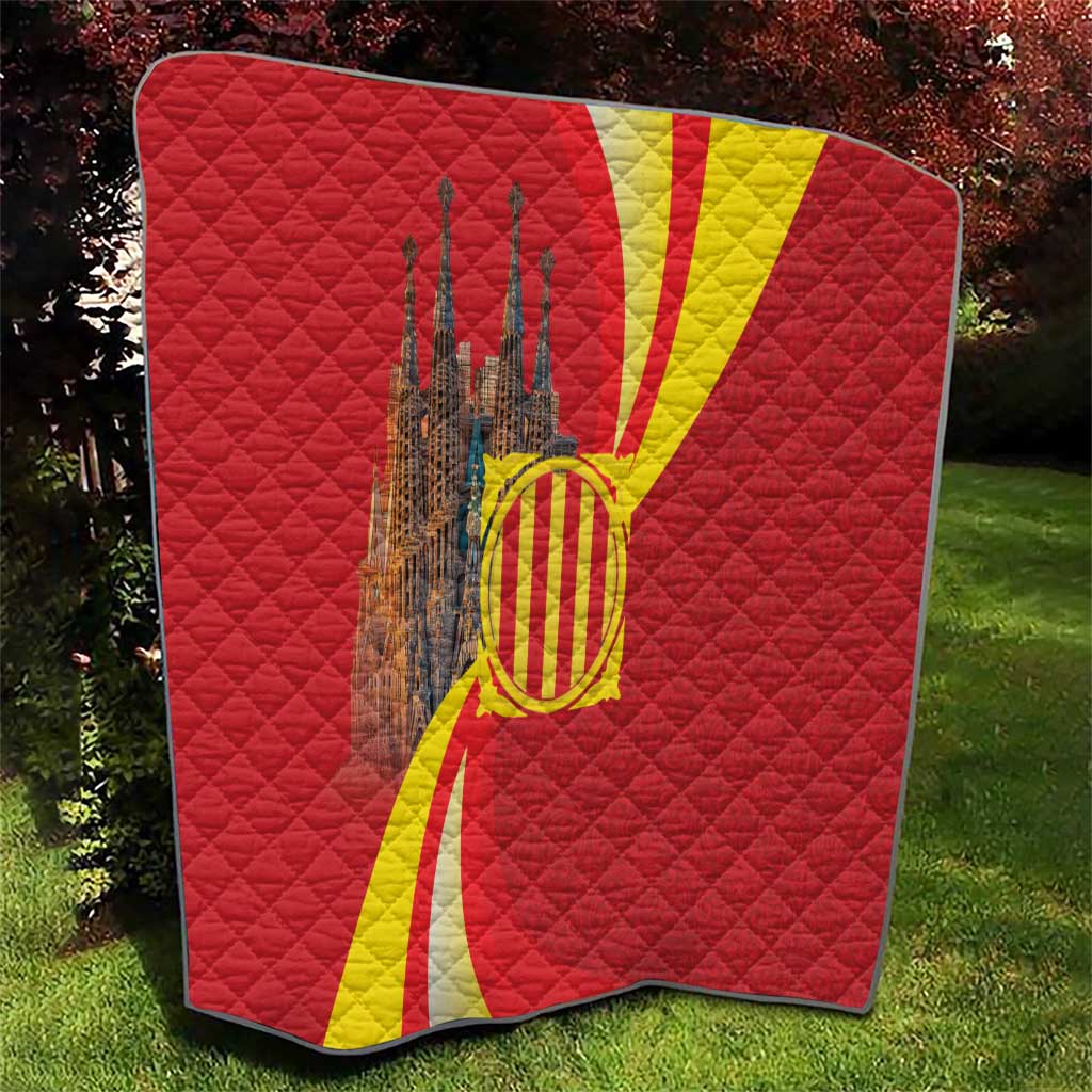 Catalonia Spain Quilt Basilica de la Sagrada Familia