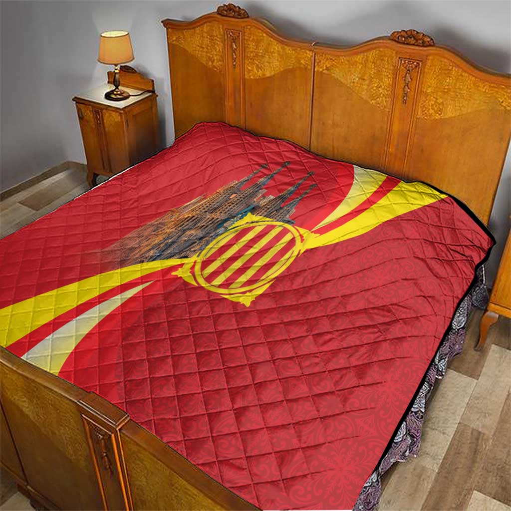 Catalonia Spain Quilt Basilica de la Sagrada Familia
