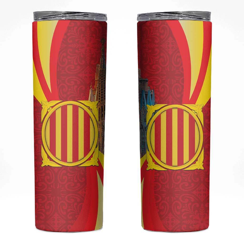 Catalonia Spain Skinny Tumbler Basilica de la Sagrada Familia
