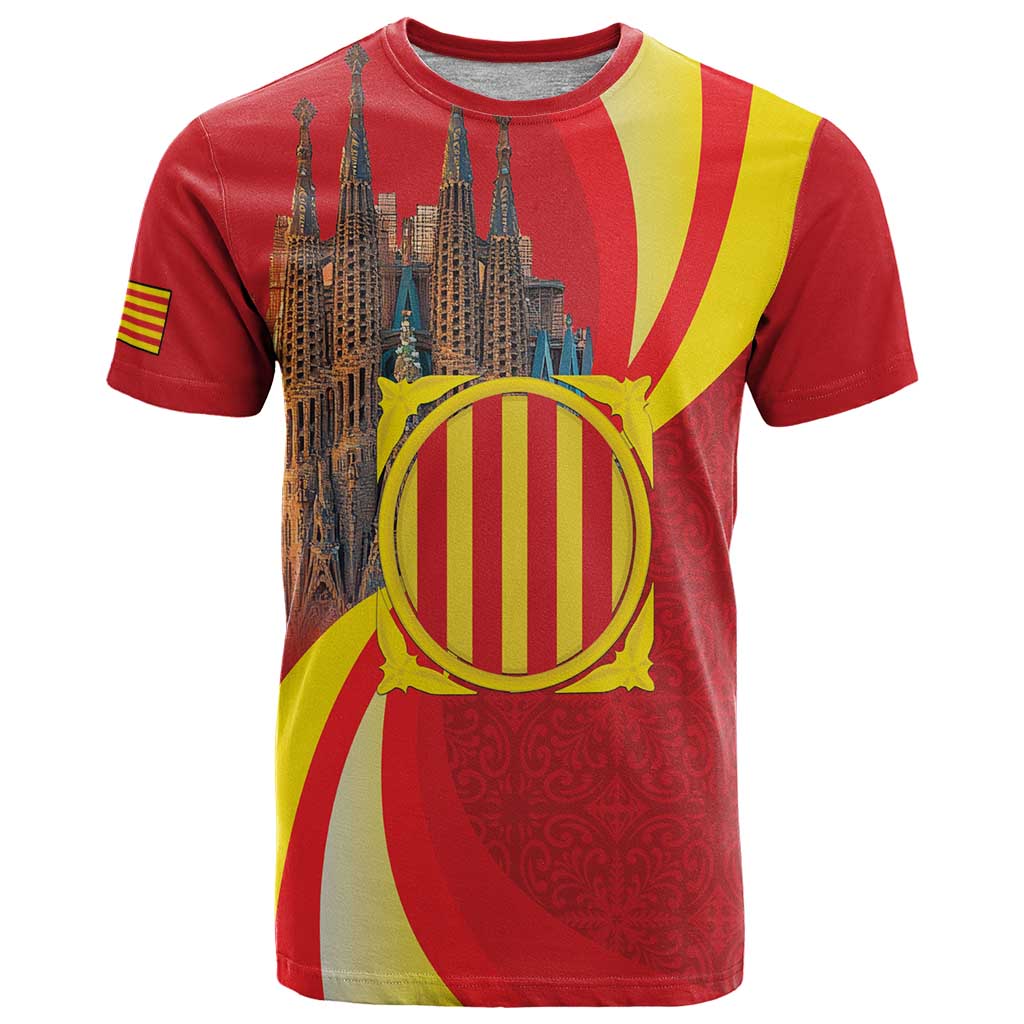 Catalonia Spain T Shirt Basilica de la Sagrada Familia