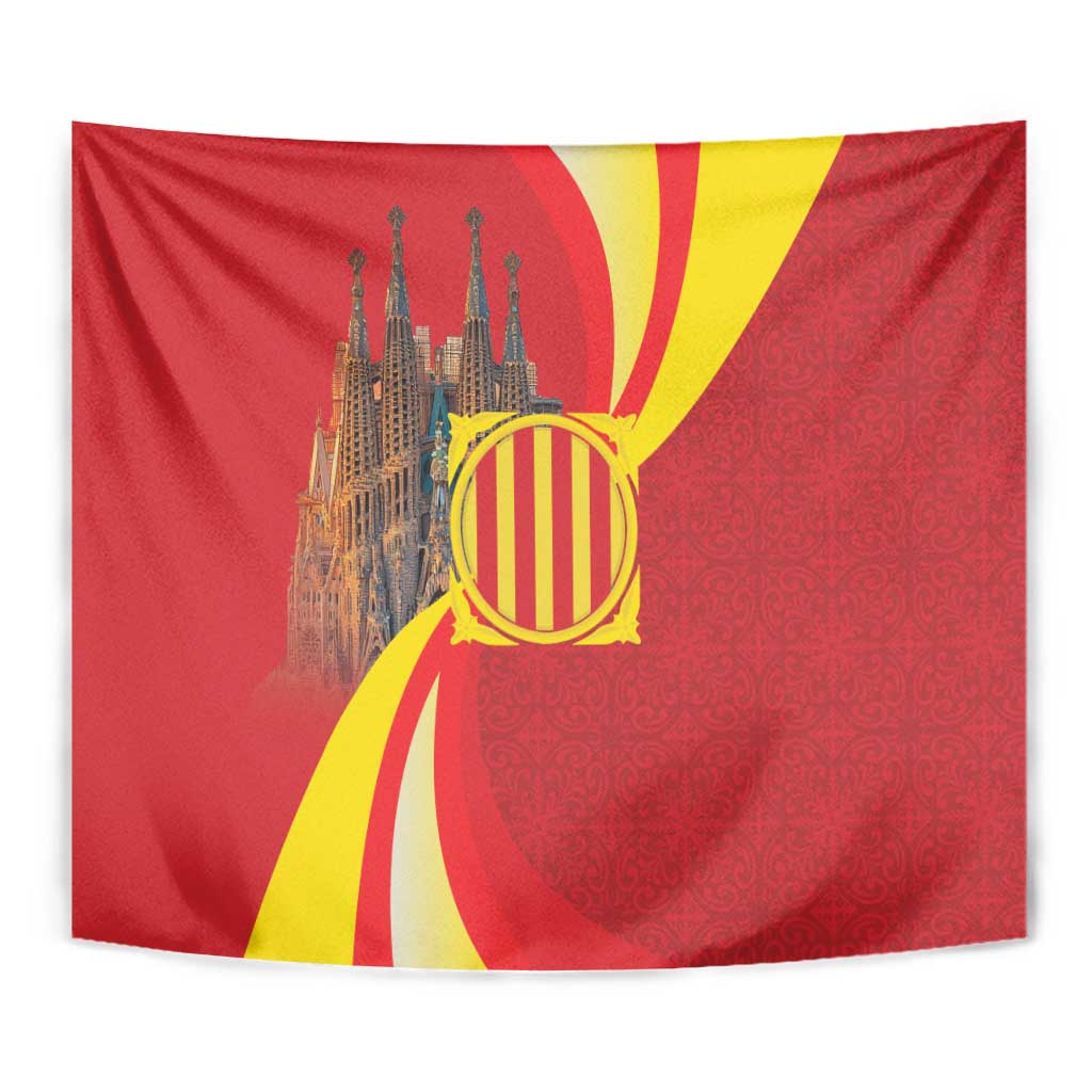 Catalonia Spain Tapestry Basilica de la Sagrada Familia
